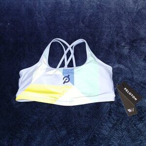 Women's Peloton Pyarimd Color Strappy Bra Size XL NWT-Retail $56.00.